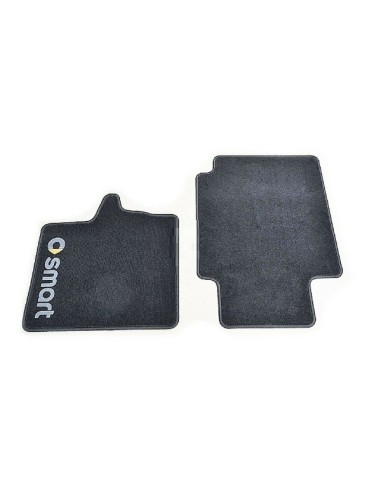 Alfombrillas OEM VELOUR NEGRAS, juego de 2 - Smart fortwo 450