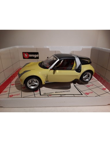 Smart Roadster Coupé Amarelo Brilhante 1/18 Bburago