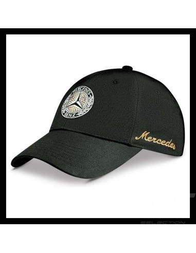 Casquette Mercedes Classic femme broderie Swarovski noire