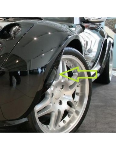 Neuer Smart Roadster Brabus Flap Top Section Vordere Radlaufverbreiterung lackierfertig