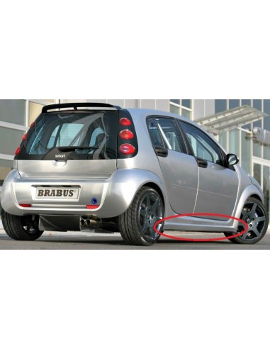 nuovo set minigonne laterali Brabus Smart ForFour 454