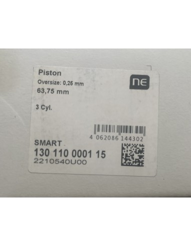 NE Conjunto de pistão para 3 cilindros de motor a gasolina Smart 450 599cc