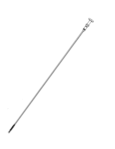 Engine dipstick for engine Smart 453 A2810105300