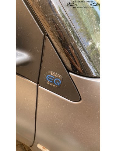 smart EQ Logo / emblem / badge for the mirror triangle of the smart fortwo forfour 453