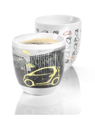 Canecas de café ou chá BoConcept - Conjunto de 2 acessórios originais para carros inteligentes - NOVO