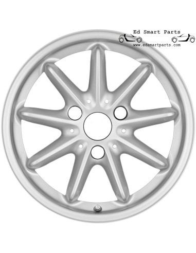 15" Alloy Wheel 9-spoke smart fortwo 451