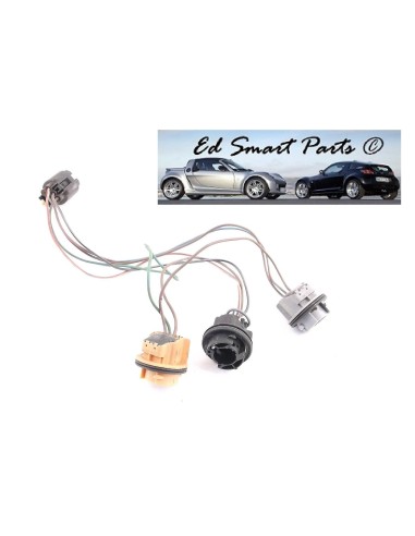 Kit de reparo de fiação do conjunto de suporte de lâmpada de lente de luz traseira Smart Roadster 452