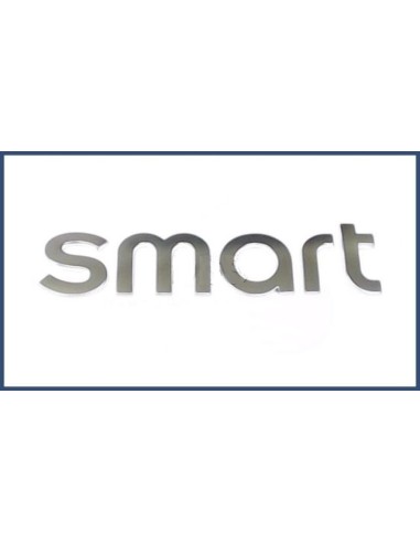 Novo logotipo genuíno Smart ForFour Emblema da tampa do porta-malas do carro Traseira Hatchback