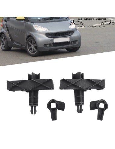 smart Fortwo 451 Motorhaubenverschluss-Set