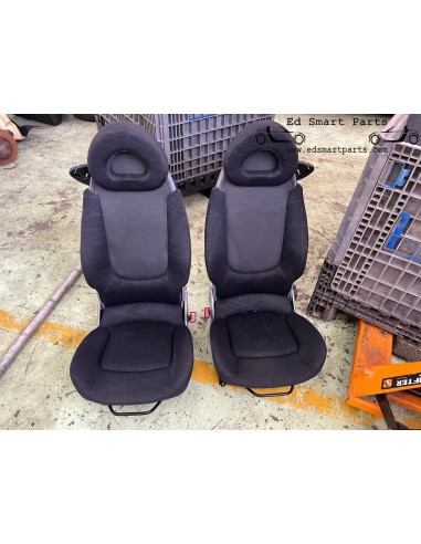 Smart Roadster LHD pair of seats scribble black sideairbags and heating