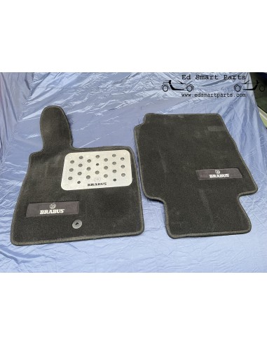 BRABUS VELOURS floor mats, set of 2- Smart fortwo 450 LHD