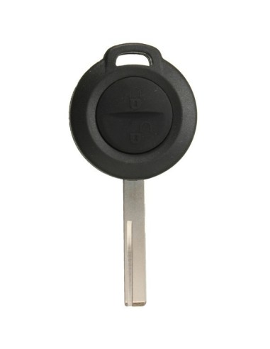 Boîtier de clé à deux boutons avec lame vierge pour Smart ForFour 454