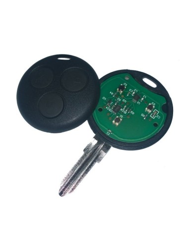 Bouton de trois boutons de porte-clés comprenant l'électronique