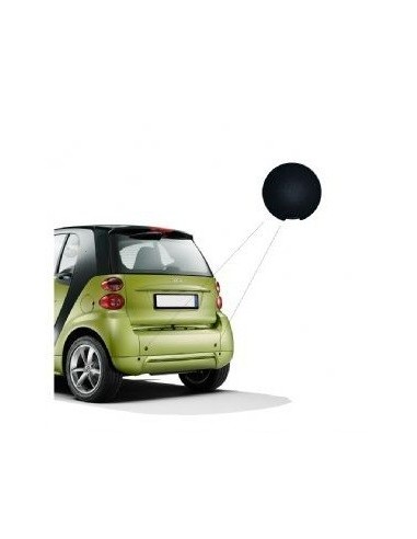 Cache œillet de remorquage Smart Fortwo 451 noir