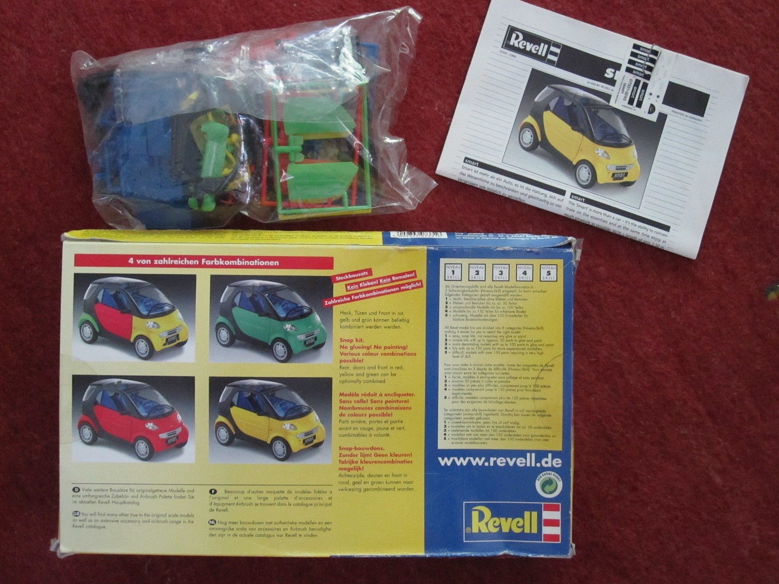 revell smart car model kit