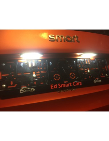 Jeu d'éclairage de plaque d'immatriculation à LED Smart Fortwo 453 sans erreur 6000k