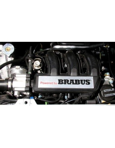 "Powered by Brabus" - motordecoratieplaat - voor fortwo 450 & roadster 452