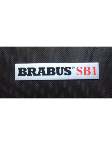 "Brabus SB1" Brabus motor decorplaat - voor fortwo 450 & roadster 452