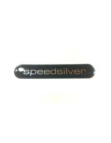 Autocollant externe Smart Roadster Speed Silver avec logo