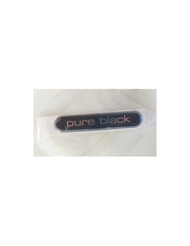 Smart Pure Black Externe Sticker Logo Naamplaatje