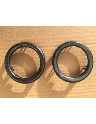 Smart Roadster Dashboard Pod Trim Rings (pair) Brabus carbon look