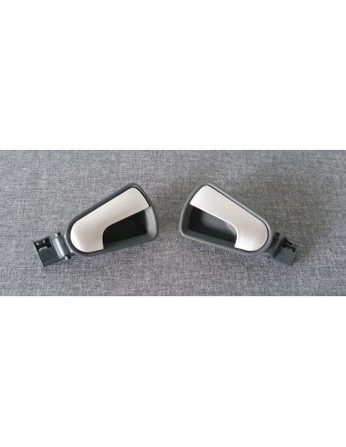 Gebruikte Smart Roadster Brabus 452 binnendeurhendelset flow zilver links en rechts