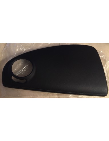 Funda de cuero negro para airbag de pasajero de Brabus Smart Roadster RHD