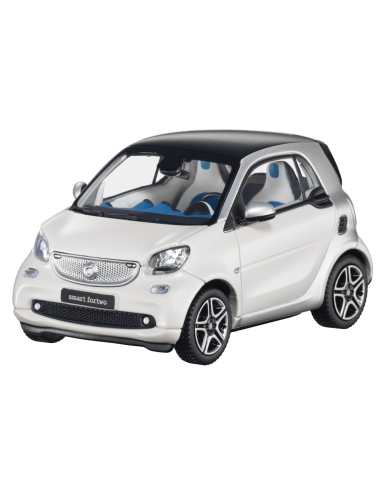 Modelo de coche Norev Smart 453 Fortwo Coupe Proxy blanco a escala 1:43