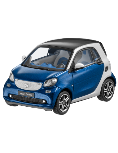 Coche modelo Norev Smart 453 Fortwo Coupe Proxy Blue a escala 1:43