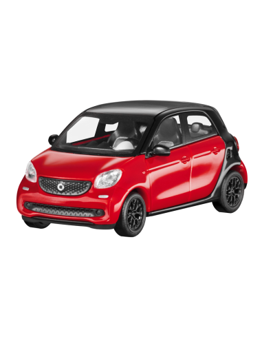 Smart forfour 453 1:87 Negro/Rojo Cadmio