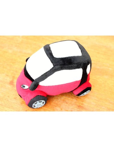 Coche de peluche original Smartware Smart Fortwo Rojo de la colección 2002