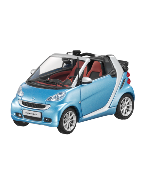 smart fortwo cabrio 451 1:43 azzurro