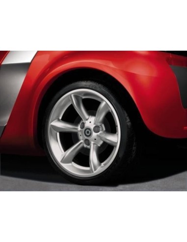 Volledige set gereviseerde Smart Roadster 452 17 inch lichtmetalen runline wielen op voorraad!