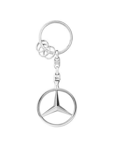 CHAVEIRO BRUXELAS ORIGINAL ESTRELA POLIDO COLEÇÃO MERCEDES-BENZ