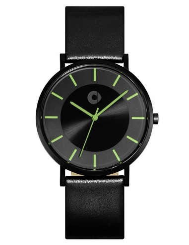 Montre unisexe, intelligente, vert noir/vert