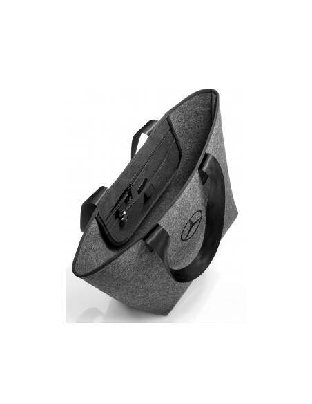 mercedes benz shopper shopping bag handbag gray black