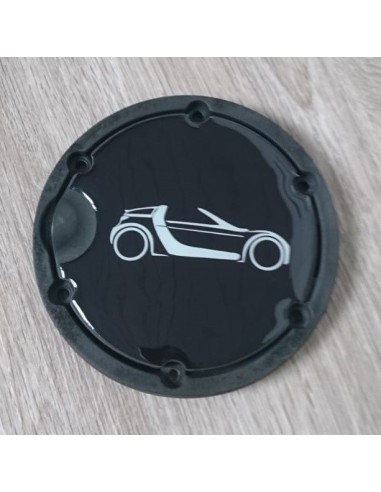 autocollant emblème pour le couvercle du bouchon de réservoir, autocollant smart roadster (coupé)