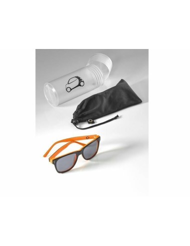 Echte Smart Accessory - Collectie Oranje Zonnebrillen - Oranje / Zwart unisex