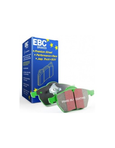 Pastilhas de freio dianteiras EBC Greenstuff DP21287