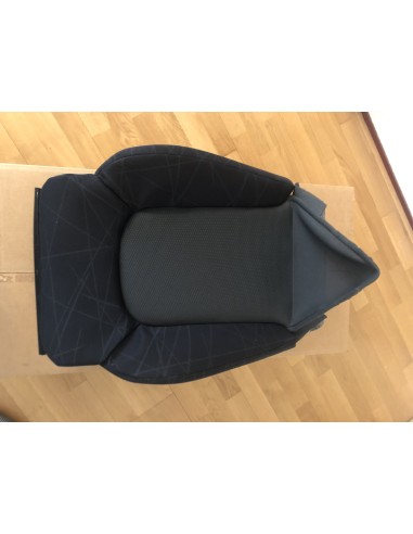 Neues Smart Roadster 452 Sitzrückenpolster Mikado Schwarz für Sitze ohne Sitzairbags