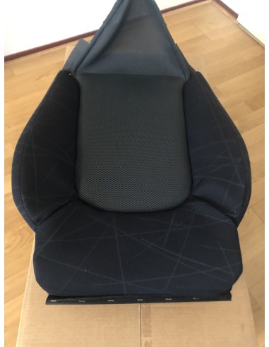 Neu Smart roadster 452 Sitzlehnenpolster Mikado Schwarz für Sitze mit Sitzairbags