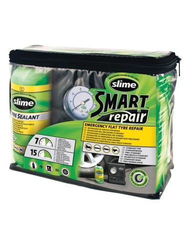 Kit de reparo de pneus Smart Tyre - Reparo de furos para carros (Kit de compressor completo)