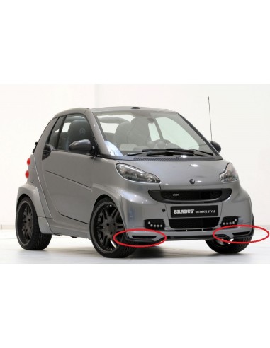 Abas dianteiras Smart ForTwo 451 BRABUS, conjunto de 2 A4518800108