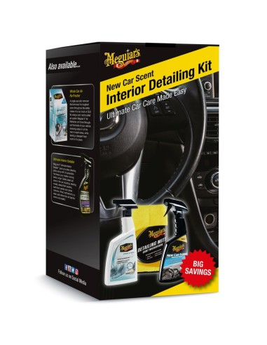 Kit de detalhamento interior de aroma de carro novo Meguiars