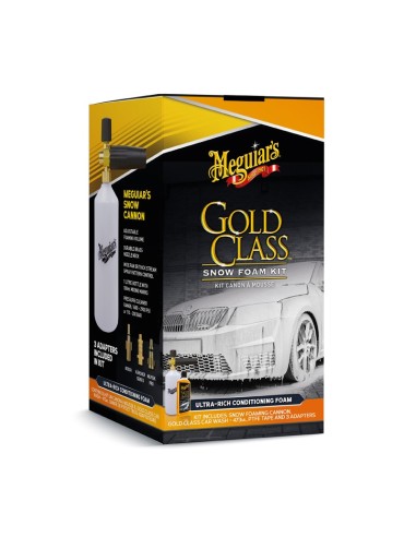 Kit de cañón de espuma para nieve Meguiars Gold Class