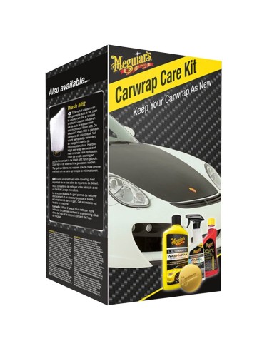 Kit de cuidados Meguiars Carwrap (G17716/G3626/G36516/almofada de espuma)