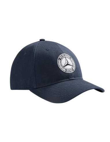 Cappellino Mercedes Classic Logo Vintage cotone blu navy Mercedes-Benz