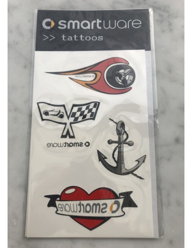 Echte smartware Tattoos uit de smartware collectie van 2004