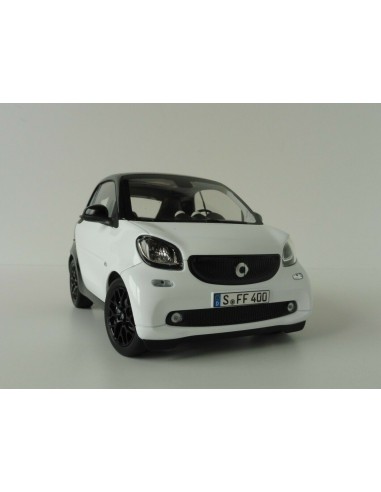 SMART FORTWO NOIR ET BLANC 1:18 NOREV 1/18