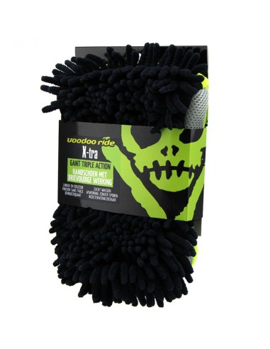 Guante de lavado Voodoo Ride Extra Wash Mitt - Guante con 3 funciones